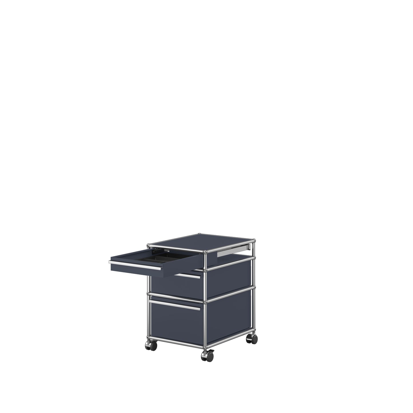 USM Haller QS M63 Rolcontainer met 3 schuiflades en organizer