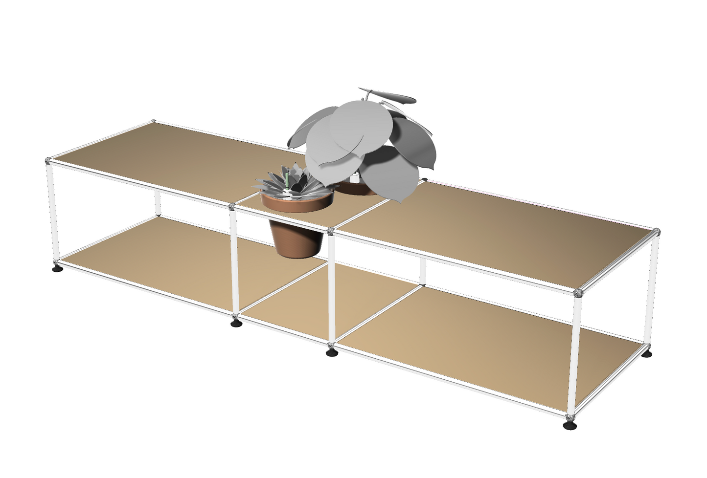 USM Haller Wilbert Lowboard met plantinzet | HIFI STUDIO WILBERT