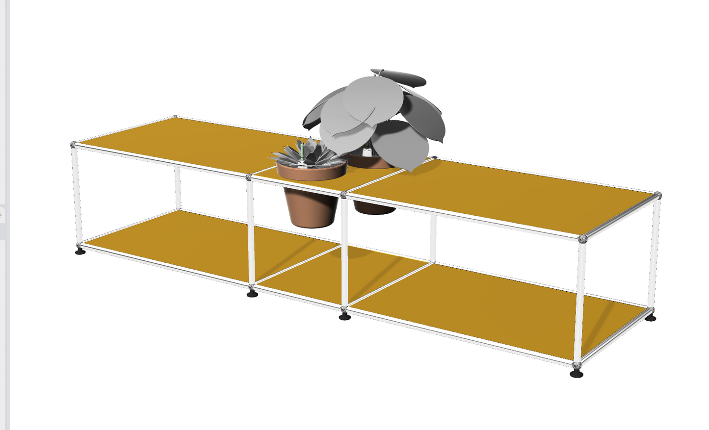 USM Haller Wilbert Lowboard met plantinzet | HIFI STUDIO WILBERT