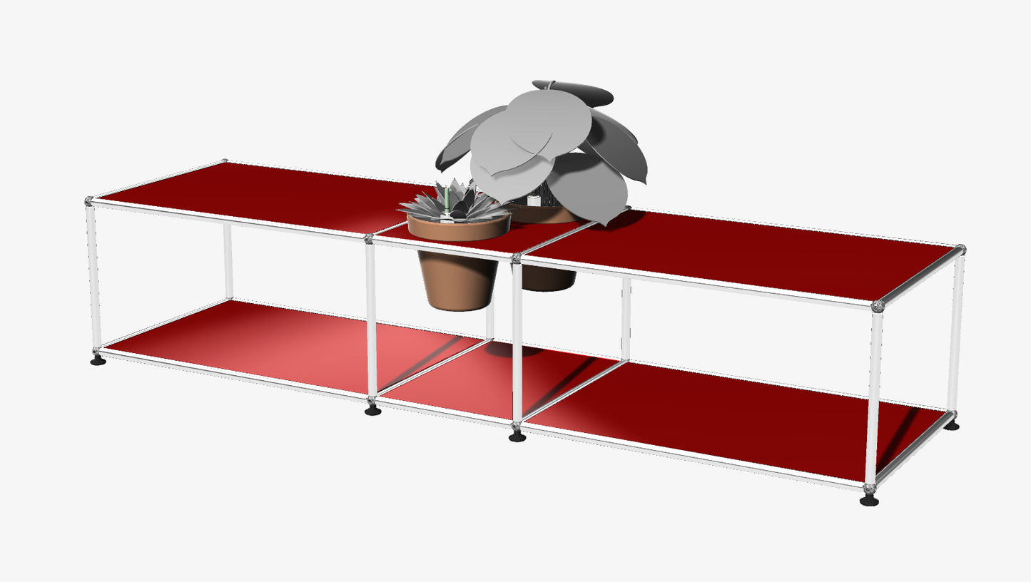 USM Haller Wilbert Lowboard met plantinzet | HIFI STUDIO WILBERT