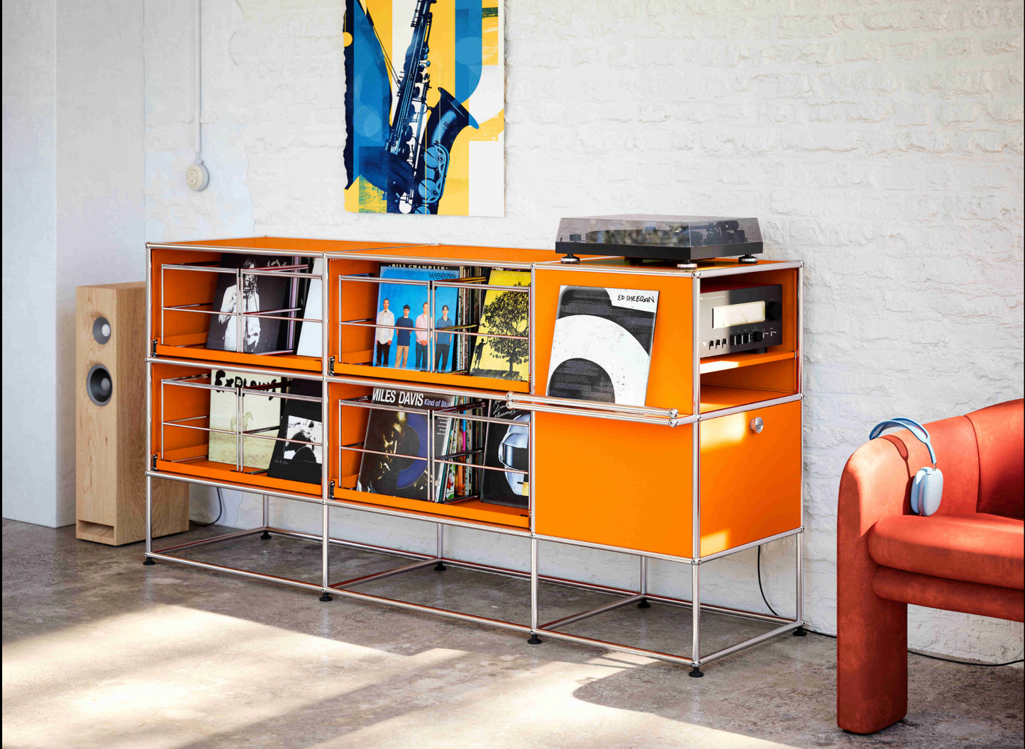 USM Haller Vinyl display (LB 62) | HIFI STUDIO WILBERT