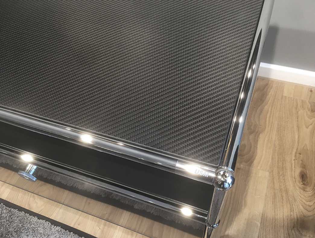 USM Haller Finite Carbofibre shelf |  HIFI STUDIO WILBERT