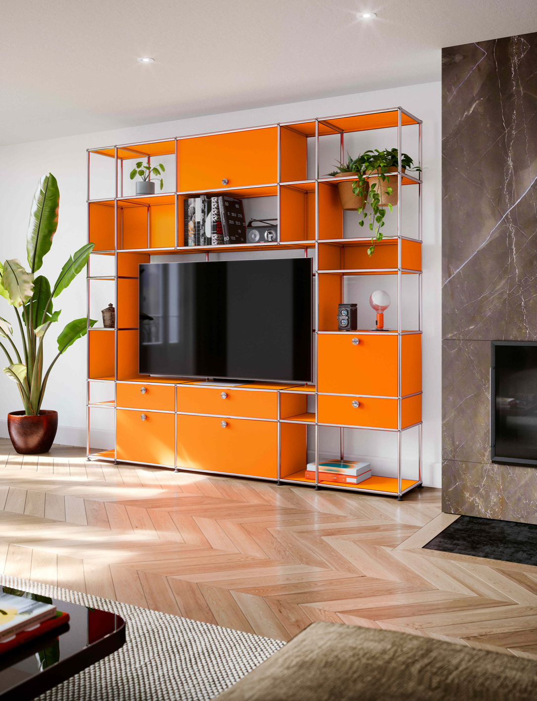 USM Haller TV Wandmeubel (LB 57)  | HIFI STUDIO WILBERT