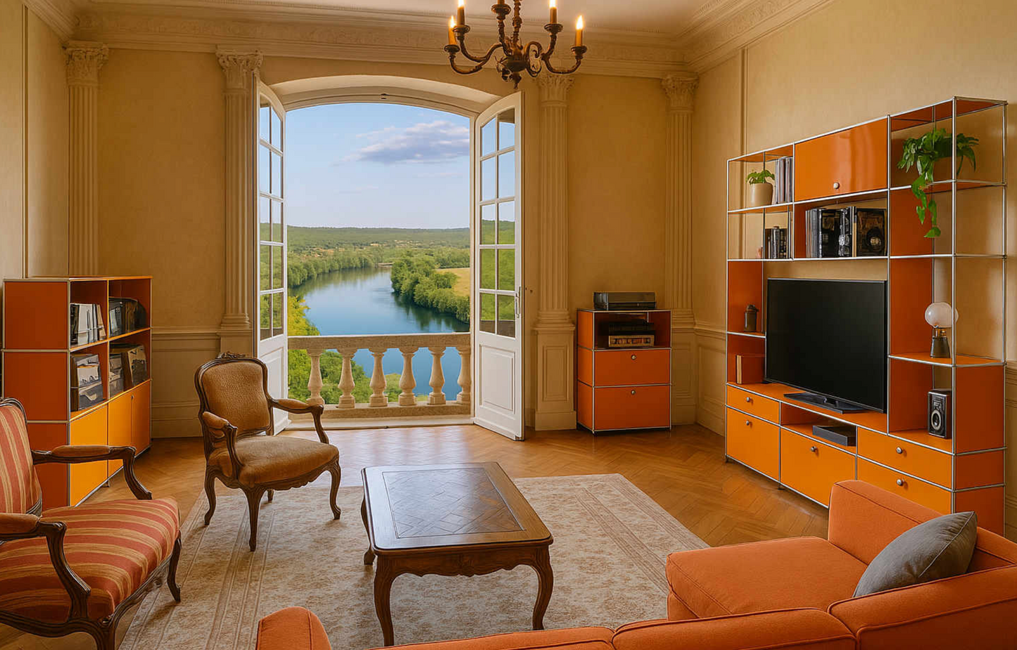 USM Haller TV Wandmeubel (LB 57)  | HIFI STUDIO WILBERT