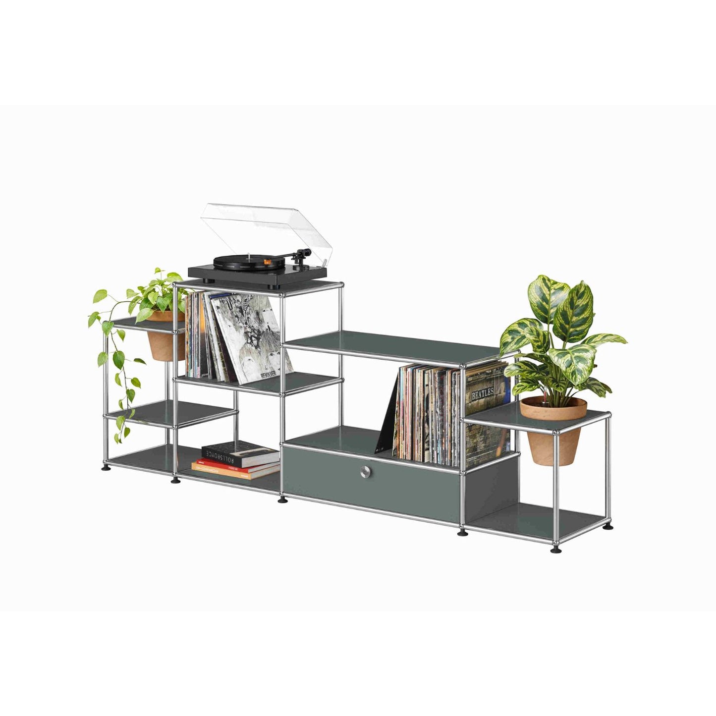 USM Haller Open Vinyl meubel (LB61) | HIFI STUDIO WILBERT