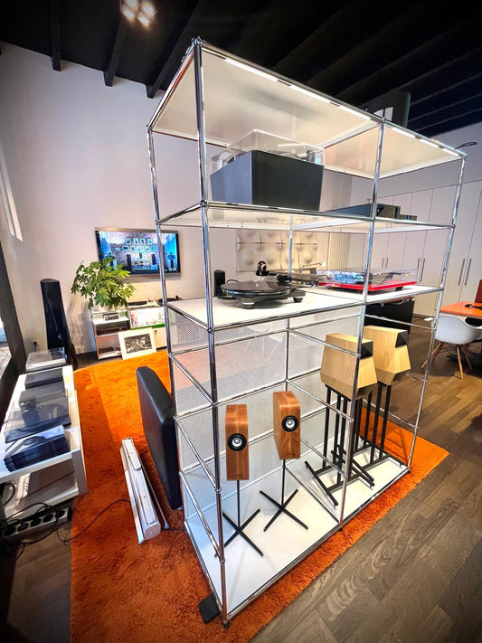 USM Haller Wilbert open wandmeubel |  HIFI STUDIO WILBERT